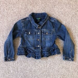 Genuine Kids by OshKosh Ruffled Peplum Jean Jacket